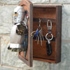 Retro Key Box Home Decoration Wrought Iron Office Wooden Box