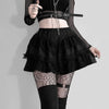Heavy Work Dark Lace Puffy Skirt
