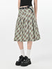 High Waist Slimming Plaid Skirt Women's Pleated Skirt
