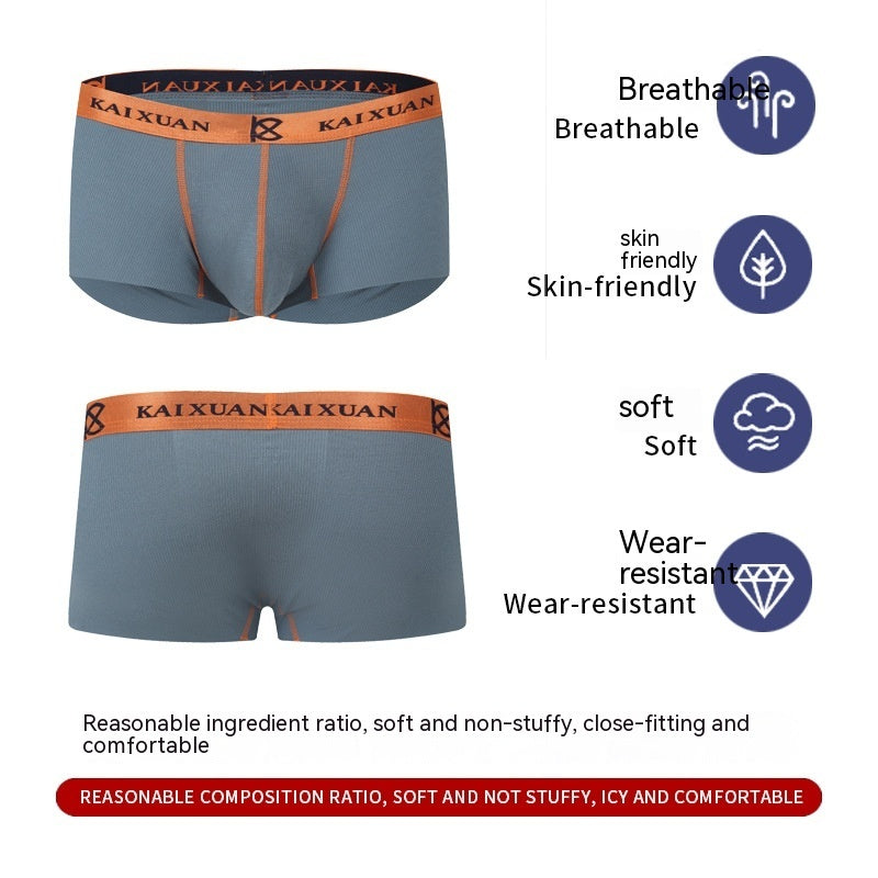 Modal Men's Boxers Low Waist Sexy Light And Comfortable Boxer Briefs