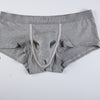 Men's Low Waist Solid Color Cotton Breathable Comfortable Boxers Underwear Boxer