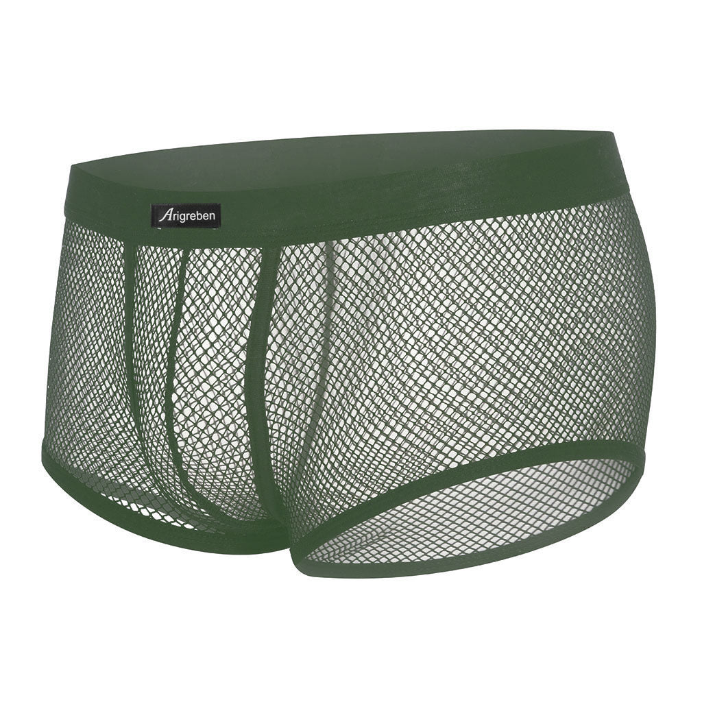 Men's Underwear Mesh Breathable Boxers Transparent