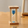 Sand Clock Timer Log Safety Fall Protection Children's Brushing Creative Wooden Decoration Home Decorations