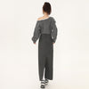 Pleated Split Skirt Women's Autumn All-matching