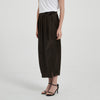 Satin Triacetate Light Draping Rope Floating Pleated Slit Skirt Summer Women's High Waist