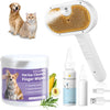 Universal Pet Steam Brush For Cats And Dogs 3-in-1 Spray Hair Removal Comb With Waterless Shampoo And Ear Towel,Tiktok, Amazon, Walmart Banned