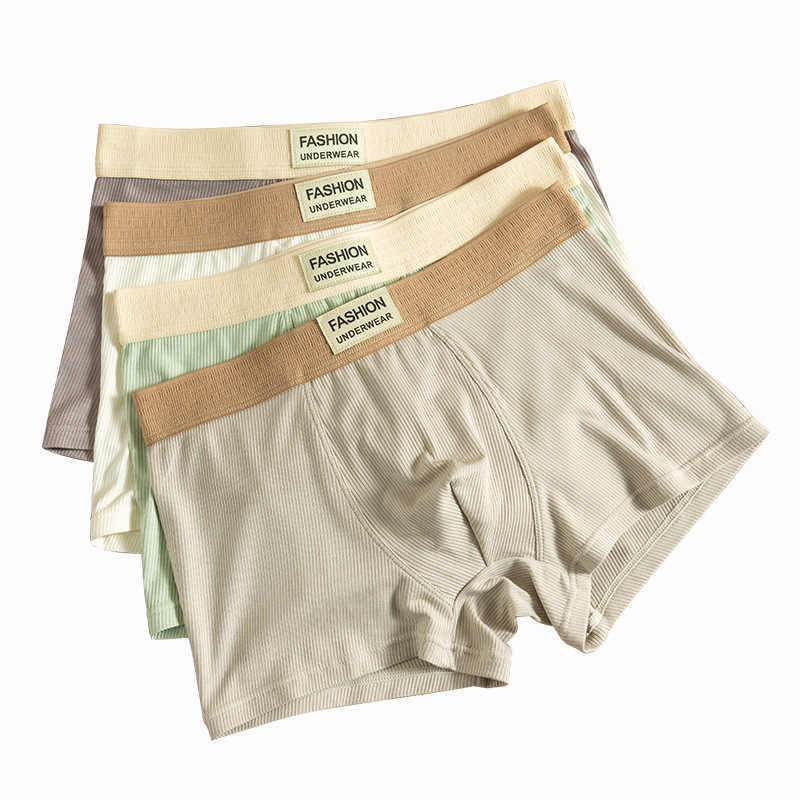 Men's Underwear Breathable Moor Cotton Polylactic Acid Boxers