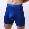 Men's Lengthened Boxers Breathable Mesh Underpants Sports
